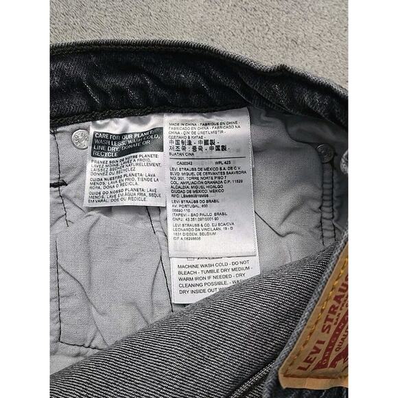 Levi's 501 S xx Mens Black Broken In Denim Jeans 34 X 28, See Photos, Read - Picture 10 of 11